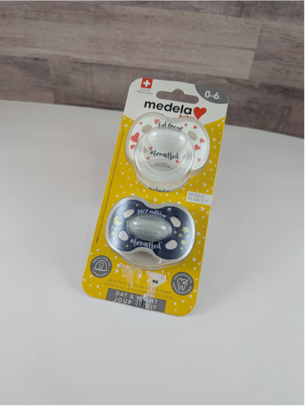Baby Medela Pacifier Set One Size White Navy